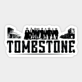 TOMBSTONE DOGS BLACK Sticker